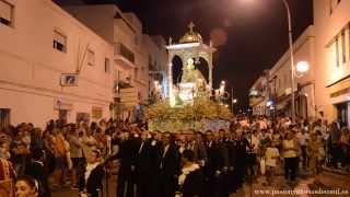Virgen de las Virtudes por la rotonda El Punto - Conil de la Frontera 8 de septiembre 2014.