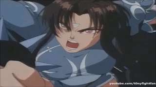 Street Fighter II V - Evil Chun Li Vs Guile (Full Anime Fight)