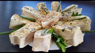 Рулет из лаваша с сельдью!!!