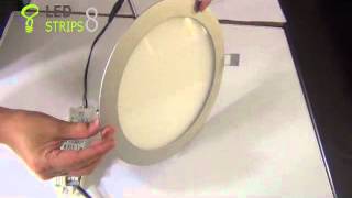 180mm Diameter 8W LED Panel Light ( Driver Included) Sample Video