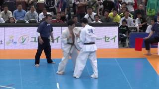【JFKO】第1回全日本フルコンタクト空手道選手権大会　男子軽重量級　1回戦　Cブロック2
