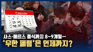 사스·메르스 종식까지 8~9개월···'우한 폐렴'은 언제까지?