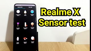 Realme X Sensor Test