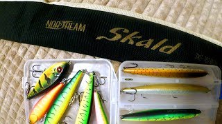Спиннинг для твичинга 80-130 воблеров - Norstream Skald 702MMH и японские воблеры!