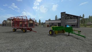 john deere 24t Bale and Bale Trailer / Mod Showcase / Farming Simulator 2017