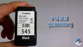 How to Refill Canon PG-545 (8287B001) Black Ink Cartridge