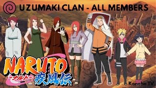 The Uzumaki Clan - All Known Members and Jutsu