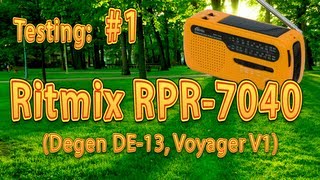 Тестируем радио Ritmix RPR-7040 (Degen DE-13, Voyager V1)