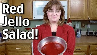 Red Jello Salad Recipe - Delicious Christmas Jello Idea