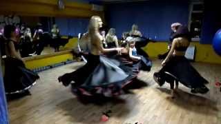 Arabo Flamenco.Постановка для учеников Silena - students'. Пластика восточных танцев и фламенко.