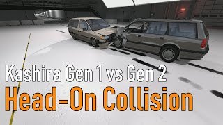 BeamNG.drive | Kashira Gen 1 vs Gen 2 | Head-On Collision