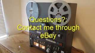 Tascam 32 reel-to-reel tape recorder - half-track 1/4 inch stereo