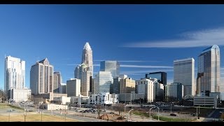 Прогулка по центу г. Шарлотт, Северная Каролина, США Города США