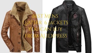 Best Mens Leather  6 Jackets you can buy from Aliexpress