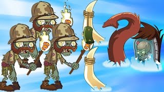Plants Vs. Zombies 2 - Explorer Vs Zomboss Zombot Tuskmaster 10,000 BC