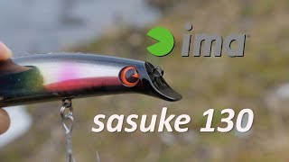 IMA Sasuke 130 рабочий воблер на щуку