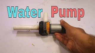 how to make a water pump at home , homemade water pump , diy water pump