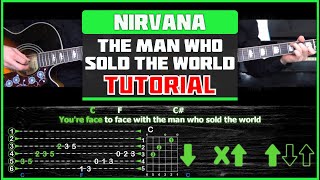 Nirvana - The Man Who Sold The World (на 2-х гитарах) | Tutorial | Аккорды, табы и бой