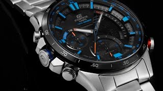 Casio Edifice ERA-300DB-1A2VER видео обзор и настройка