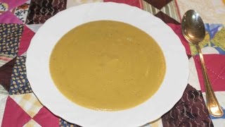 PURÉ  (CREMA) DE VERDURAS CON LENTEJAS