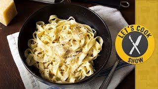 Как приготовить пасту? Фетучини с грибами [Let's Cook Show]