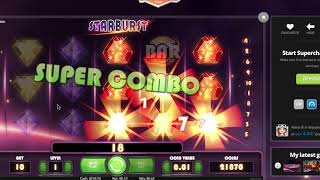294 - Live Streaming Starburst Slot Game #twitch Youtube Instagram