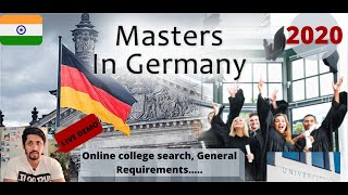 Masters in Germany | Study in germany | Free Studies | General Requirements