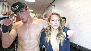 Logan Paul & Chloe Bennet After FIGHT vs KSI