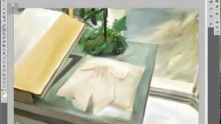 フォトショップ使い方(Photoshop CS5講座)新機能：混合ブラシツール：動学.tv
