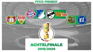 FIFA 20 DFB-Pokal: Achtelfinale (Teil 2) l Prognose 2019/20 l Deutsch (FULL HD)
