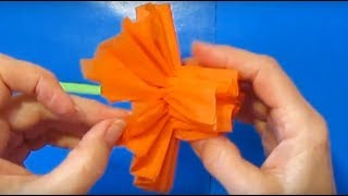 ВЕСЕННИЕ ЦВЕТЫ из бумаги и салфеток своими руками. Простые поделки из бумаги ЦВЕТЫ.