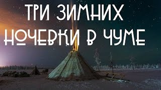 Три похода в лес зимой с ночёвкой в чуме.Постройка убежища/Тест печки Пошехонки.