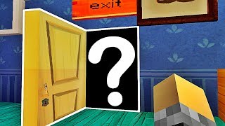 J'AI OUVERT LA PORTE MYSTÉRIEUSE DE MON VOISIN ! | Hello Neighbor Minecraft