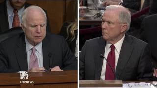 McCain to Sessions: 'I don't recall you' showing interest in Russia as senator