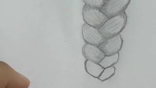 How to draw a girl with beautiful hairstyle for beginners | How to Draw Hair | Step by Step by