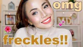 FRECKLES LOOk Using Hypoallergenic Make Up (WOW HAHAHA)
