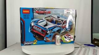 Mở hộp Decool 3377 Lego Technic 42077 Rally Car giá sốc rẻ nhất