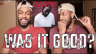 KENDRICK LAMAR "DAMN" REVIEW AND REACTION #MALLORYBROS 4K
