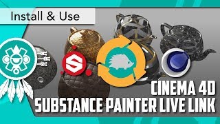 [CINEMA 4D] SUBSTANCE PAINTER Live Link Installation and Use Guide