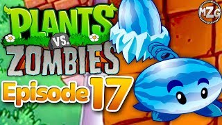 Plants vs. Zombies Gameplay Walkthrough - Episode 17 - Winter Melon! Survival Roof!