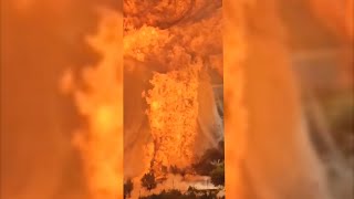 Момент взрыва на АЗС в Волгограде