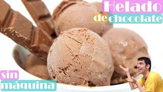 Helado de Chocolate | Sin Maquina Heladera| Sin Huevo | 3 ingredienes