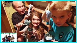 Making Slime In An Old Cellar / That YouTub3 Family