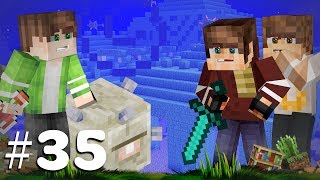 РЕЙД ПОДВОДНОГО ДАНЖА! ТРИ ДРЕВНИХ СТРАЖА ПРОТИВ НАС!  ОПАСНЫЕ ПРИКЛЮЧЕНИЯ В MINECRAFT LP #35