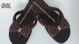 #fotosdeEncherosolhos #61| Chinelos Decorados | Artesanatos em Geral - Maguida Silva