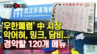 [여의도튜브] 신종 코로나바이러스 中 시장의 경악할 만한 100가지 메뉴 '이걸 먹어?'