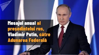 Annual message of Russian President Vladimir Putin to the Federal Assembly