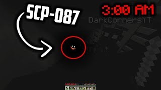 Going down the SCP-087 STAIRCASE in Minecraft at 3:00 AM..... (Scary Minecraft Video)