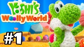 Yoshi's Woolly World Läpipeluu Osa 1 - Eka Maailma (1/2) (60fps)