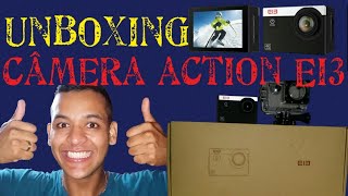 UNBOXING CAMERÂ ACTION EI3 (NOVA CÂMERA)